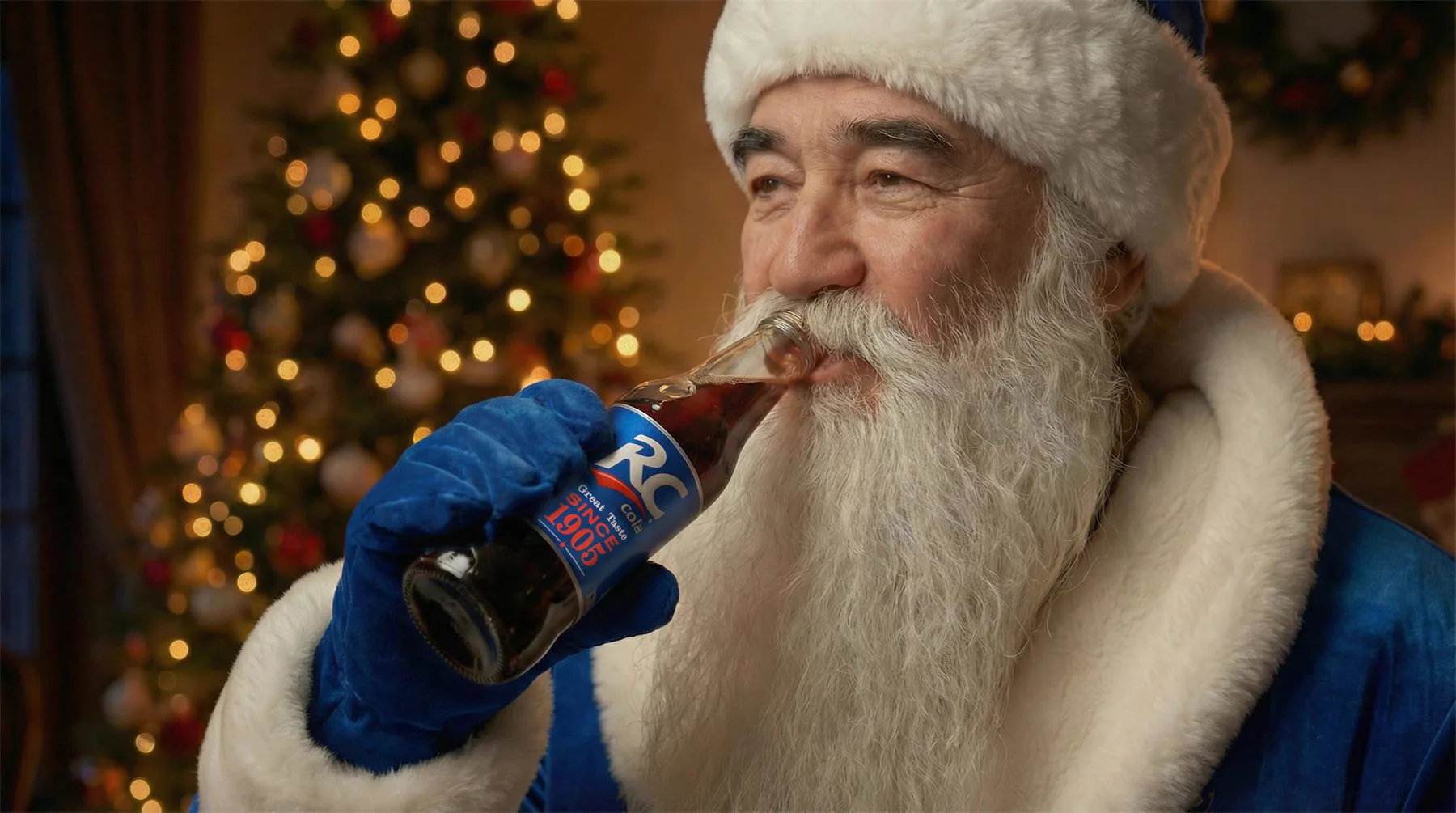 Зимний постер RC Cola